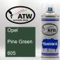 Preview: Opel, Pine Green, 605: 400ml Sprühdose, von ATW Autoteile West.